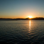 ...dafür hatten wir tolle Sonnenuntergänge...