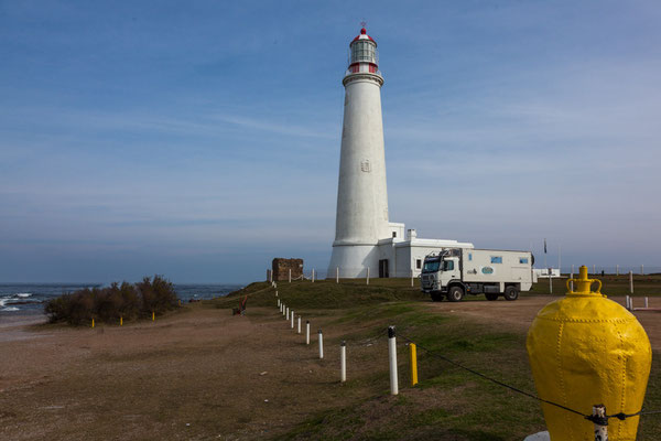 Beim berühmten Leuchtturm von La Paloma...